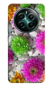 Natural flower stones Realme P1 5G Back Cover