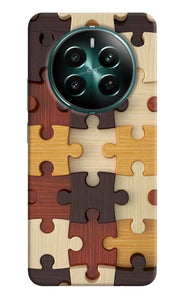 Wooden puzzle Realme P1 5G Back Cover