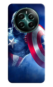 Captain america on sky Realme P1 5G Back Cover