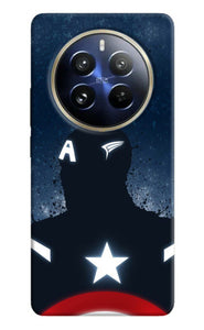 Captain america Shield Realme P1 Pro 5G Real 4D Back Cover