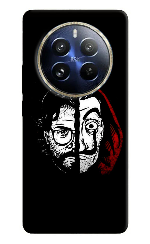 Money Heist Professor Mask Sketch Realme P1 Pro 5G Back Cover