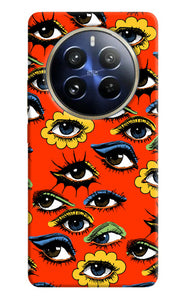 Abstract eyes pattern Realme P1 Pro 5G Back Cover