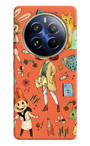 Canvas little girl print Realme P1 Pro 5G Back Cover