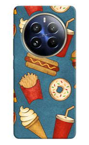 Abstract food print Realme P1 Pro 5G Back Cover