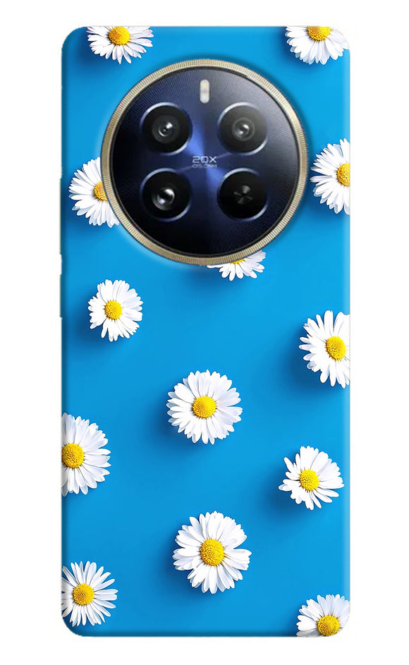 White flowers Realme P1 Pro 5G Back Cover