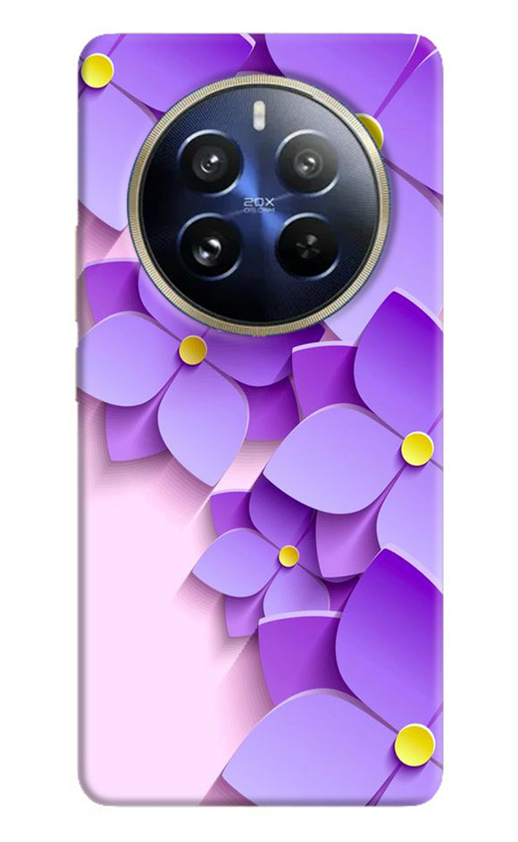 Violet flower craft Realme P1 Pro 5G Back Cover