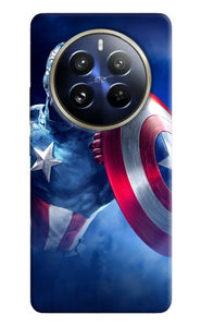 Captain america on sky Realme P1 Pro 5G Back Cover