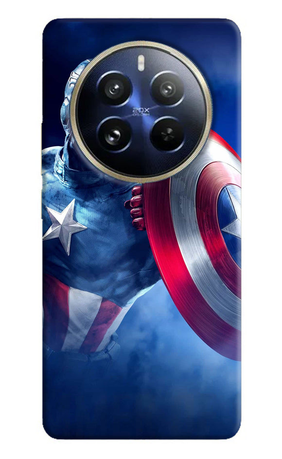 Captain america on sky Realme P1 Pro 5G Back Cover