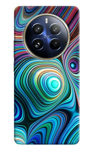 Abstract coloful waves Realme P1 Pro 5G Back Cover