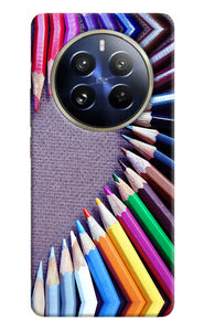 Color pencil half heart Realme P1 Pro 5G Back Cover