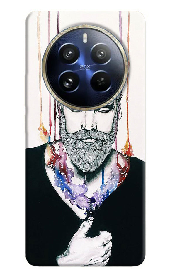 Beard man character Realme P1 Pro 5G Back Cover