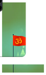 Om Flag Ram Mandir Samsung A35 5G Back Cover