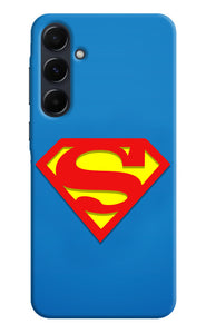 Superman Blue Samsung A35 5G Real 4D Back Cover