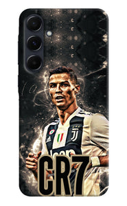 CR7 Dark Samsung A35 5G Real 4D Back Cover