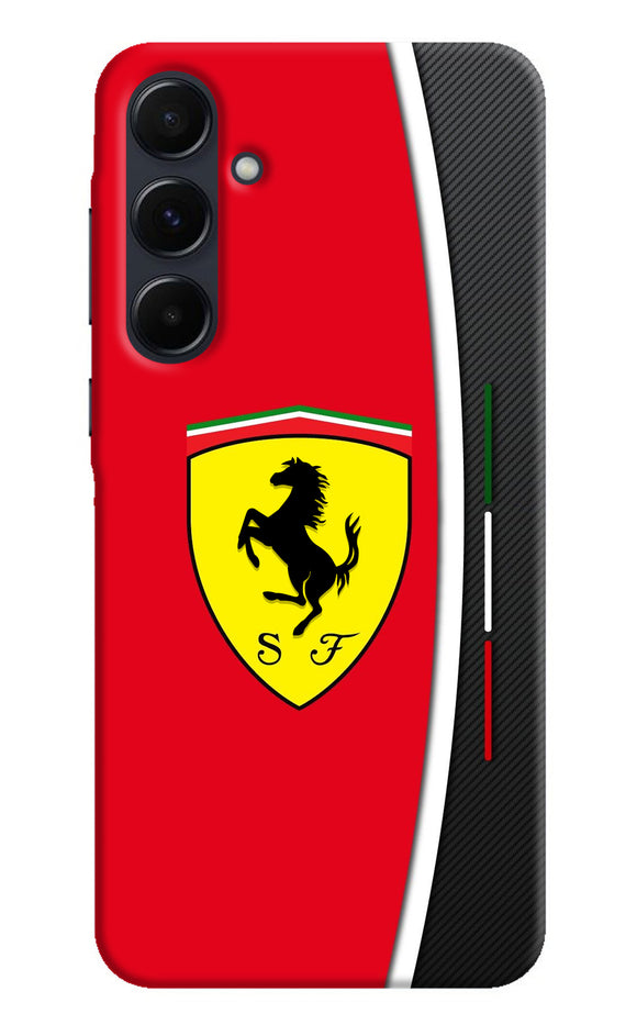 Ferrari Abstract Samsung A35 5G Real 4D Back Cover