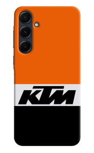 KTM Colorblock Samsung A35 5G Real 4D Back Cover