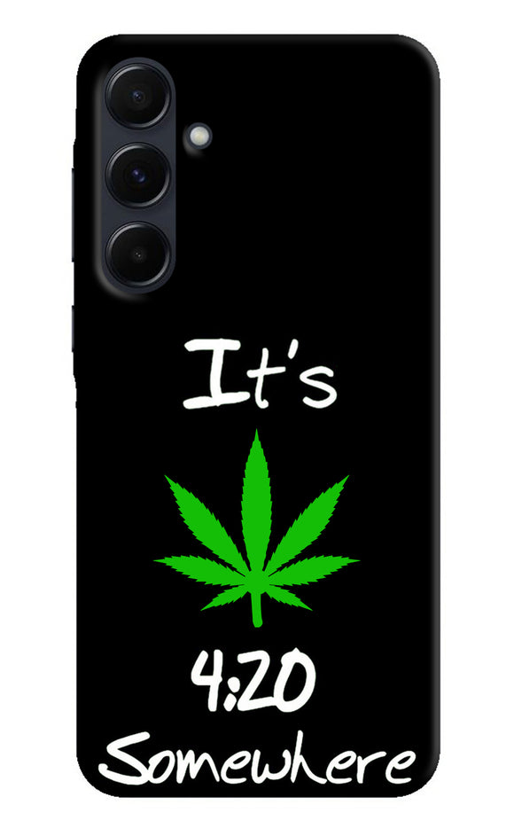 Weed Quote Samsung A35 5G Real 4D Back Cover