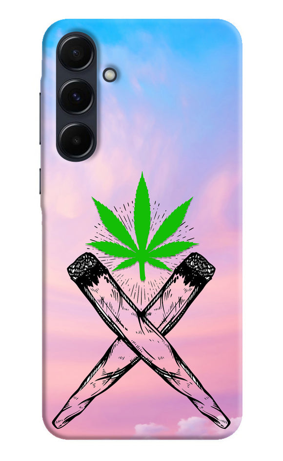 Weed Dreamy Samsung A35 5G Real 4D Back Cover