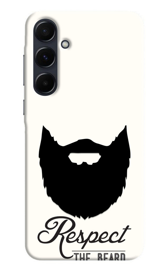 Respect the Beard Samsung A35 5G Real 4D Back Cover