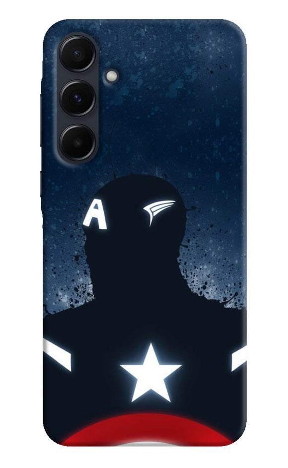 Captain america Shield Samsung A35 5G Real 4D Back Cover