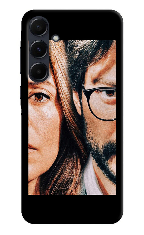 Money Heist Professor With Rachel Samsung A35 5G Back Cover