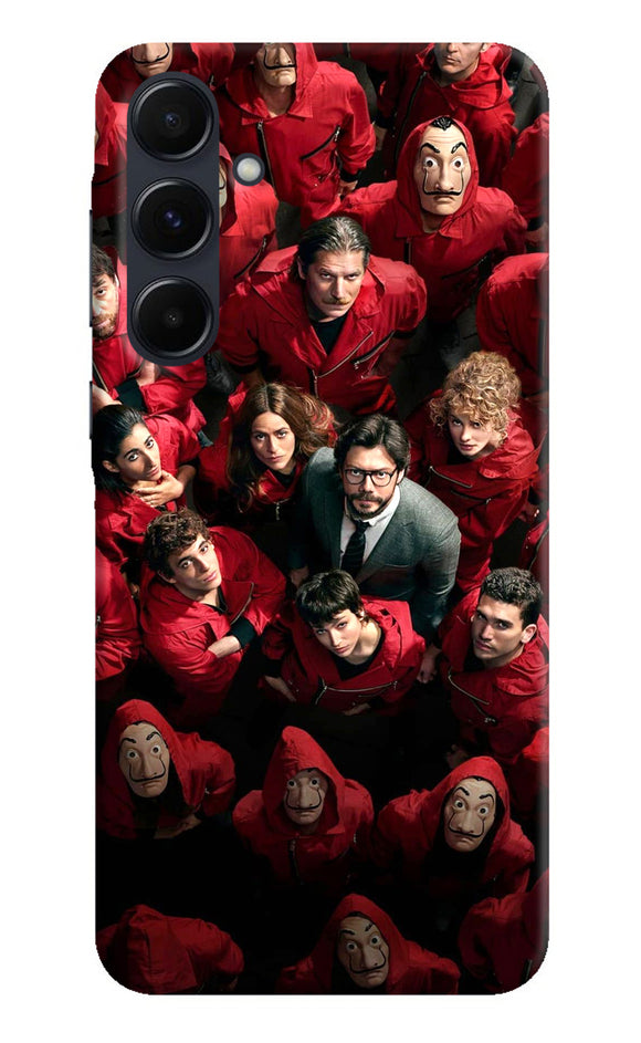 Money Heist Professor with Hostages Samsung A35 5G Back Cover