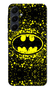 Batman last knight print yellow Samsung A35 5G Back Cover