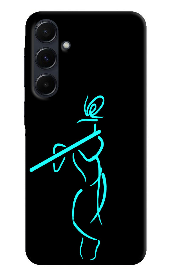 Lord krishna sketch Samsung A35 5G Back Cover