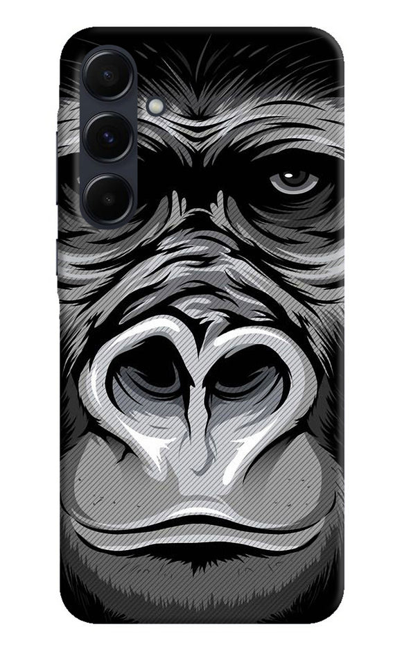 Black chimpanzee Samsung A35 5G Back Cover