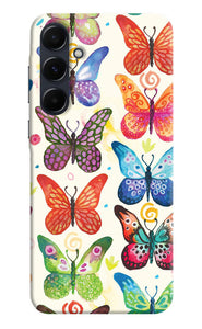 Abstract butterfly print Samsung A35 5G Back Cover