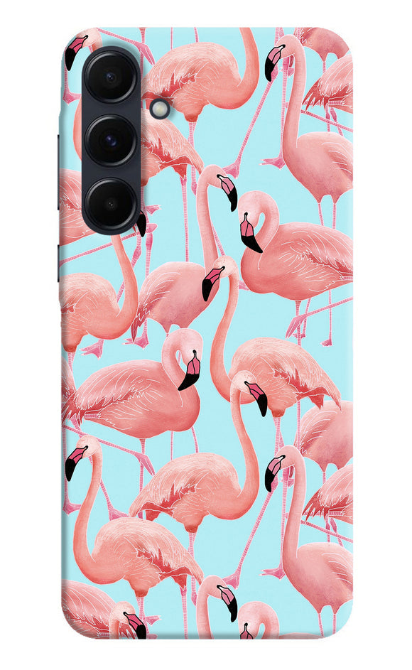 Abstract sheer bird print Samsung A35 5G Back Cover