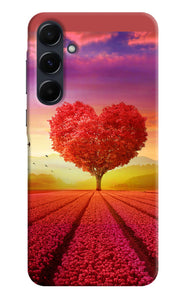 Natural heart tree Samsung A35 5G Back Cover