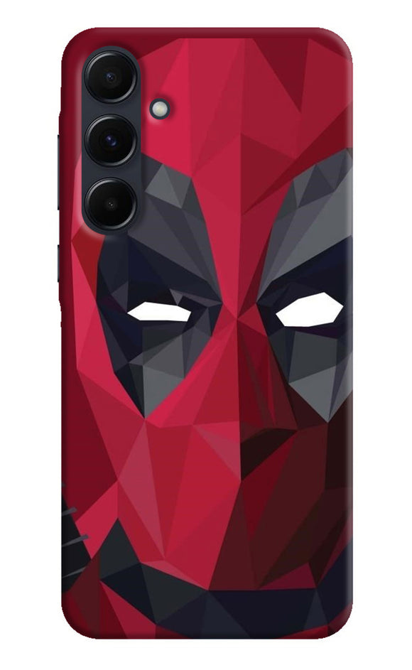 Abstract deadpool mask Samsung A35 5G Back Cover