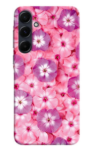 Natural pink flower Samsung A35 5G Back Cover