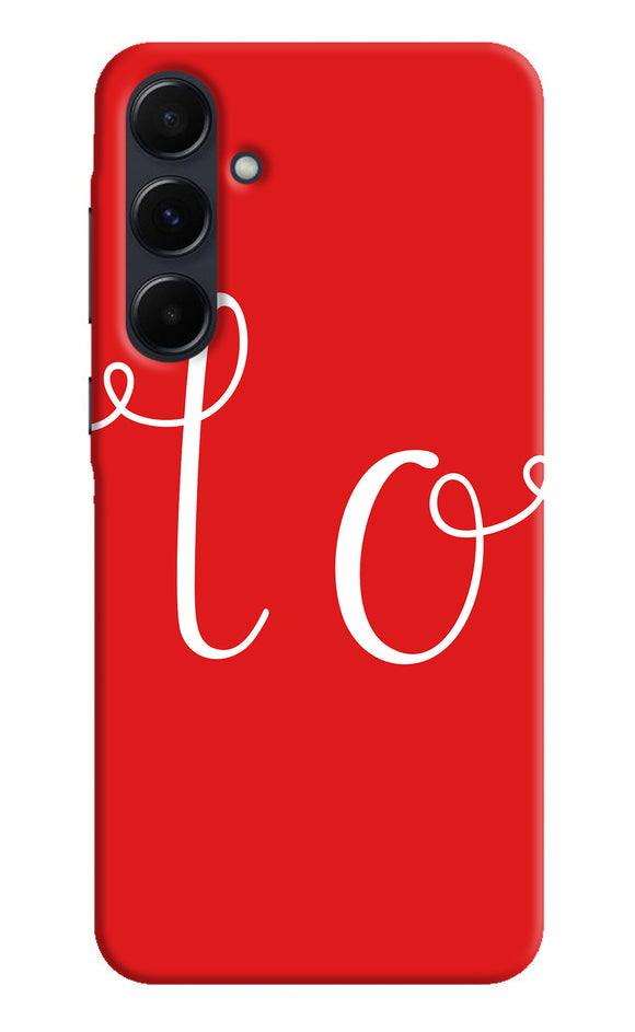 Love one Samsung A35 5G Back Cover