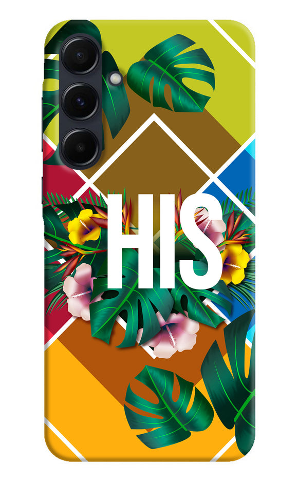 His her one Samsung A35 5G Back Cover