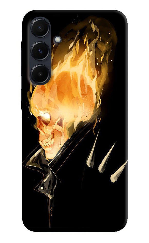 Burning ghost rider Samsung A35 5G Back Cover