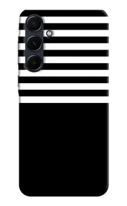 Black and white print Samsung A35 5G Back Cover