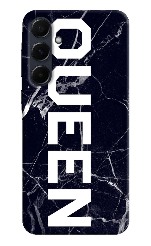 Queen marble text Samsung A35 5G Back Cover