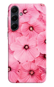 Pink flowers Samsung A35 5G Back Cover