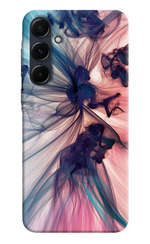 Abstract black smoke Samsung A35 5G Back Cover