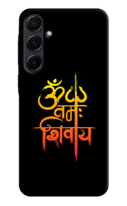 Om namah shivay text Samsung A35 5G Back Cover