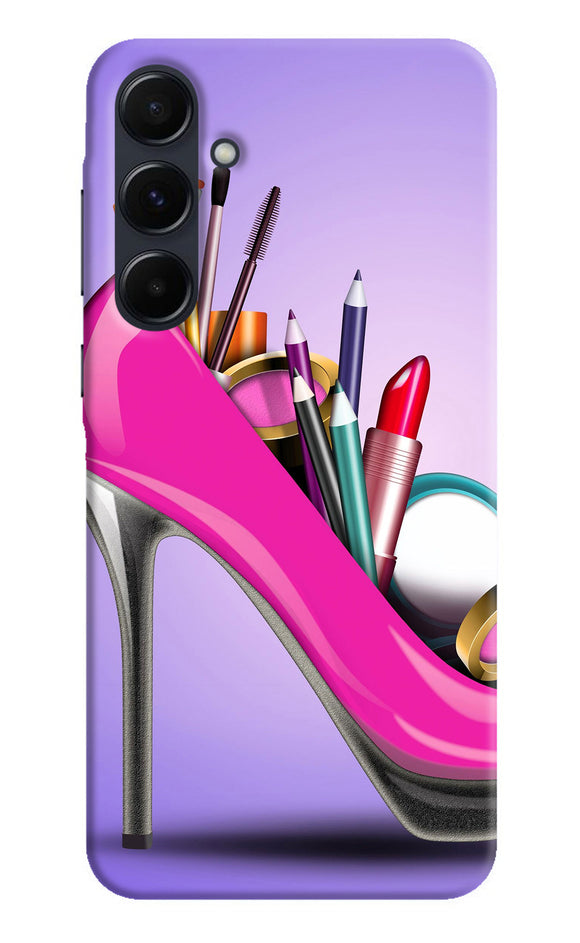 Makeup heel shoe Samsung A35 5G Back Cover