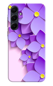 Violet flower craft Samsung A35 5G Back Cover