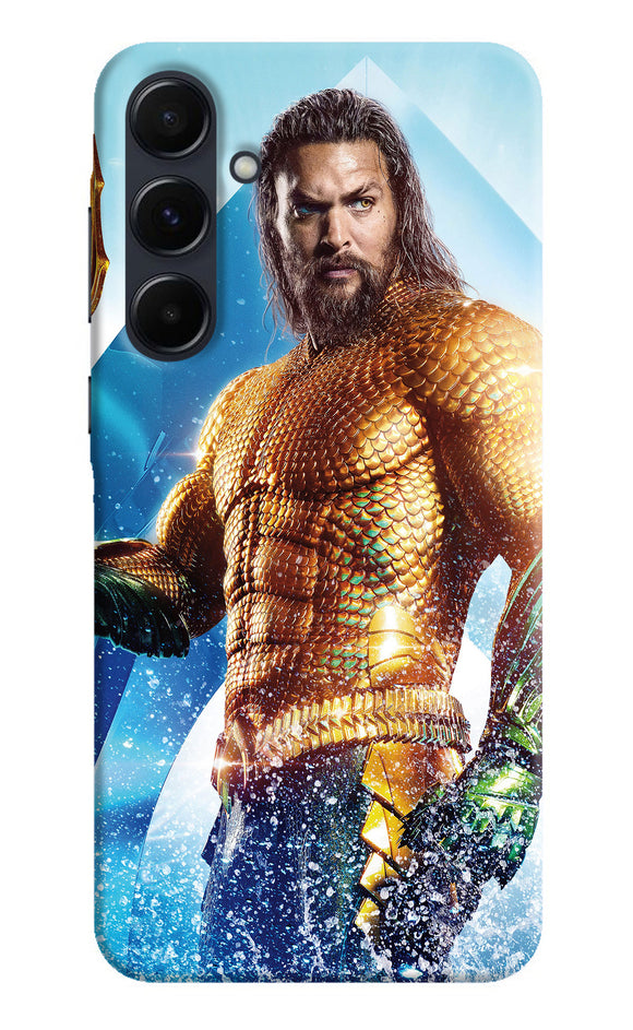 Aquaman water poster Samsung A35 5G Back Cover