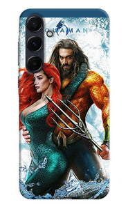 Aquaman couple water Samsung A35 5G Back Cover