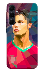 Abstract ronaldo Samsung A35 5G Back Cover