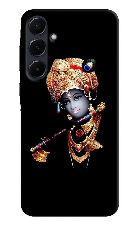 Lord krishna with fluet Samsung A35 5G Back Cover