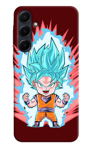 Goku little character Samsung A35 5G Back Cover