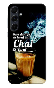 Chai ek taraf quote Samsung A35 5G Back Cover